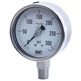 DIN CASE STAINLESS STEEL PRESSURE GAUGES